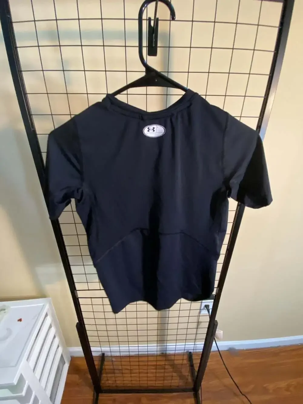 Under Armour HeatGear Fitted Youth Short Sleeve T-Shirt Black